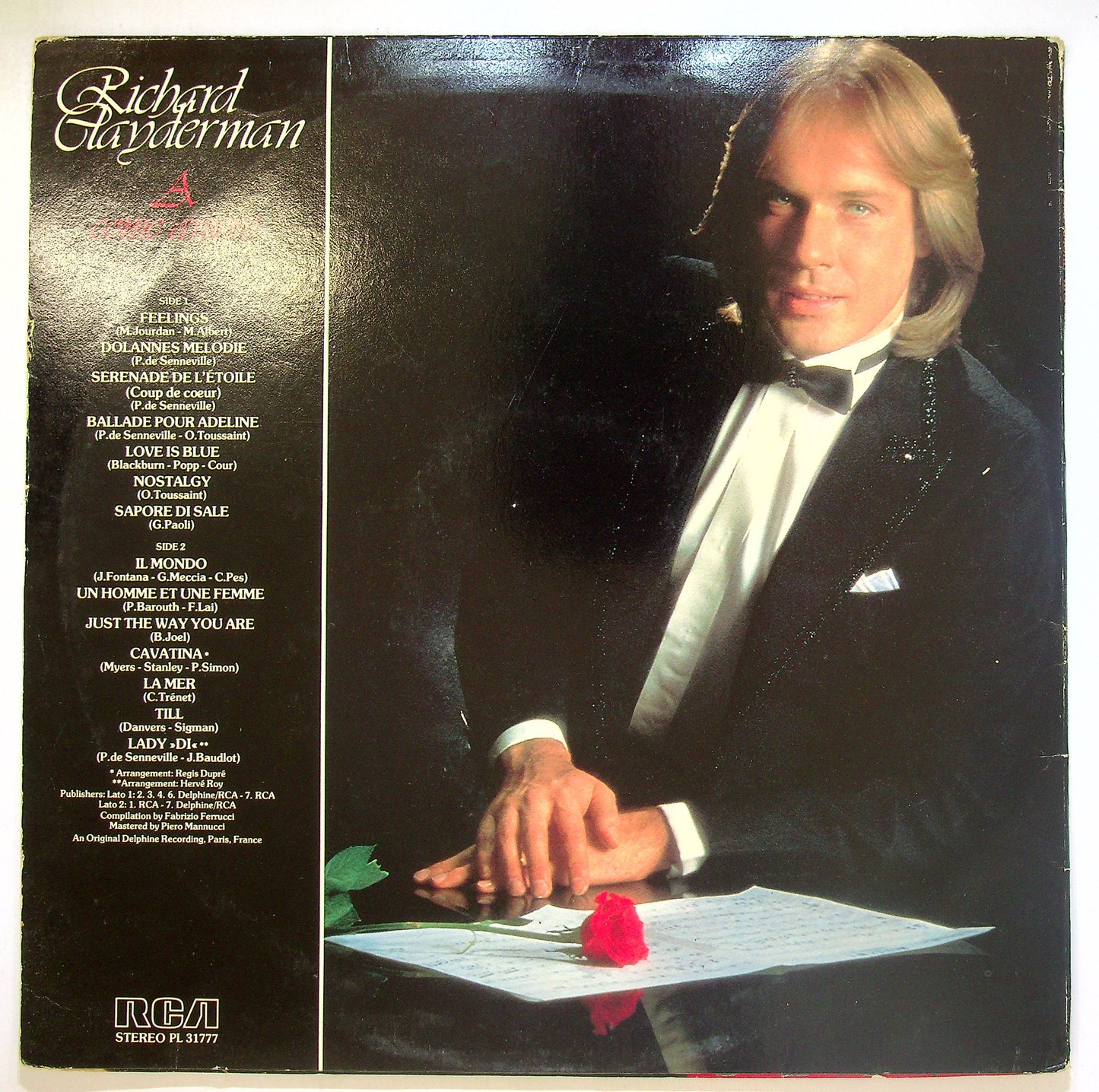 EBOND Richard Clayderman - A Come Amore Vinile V105104