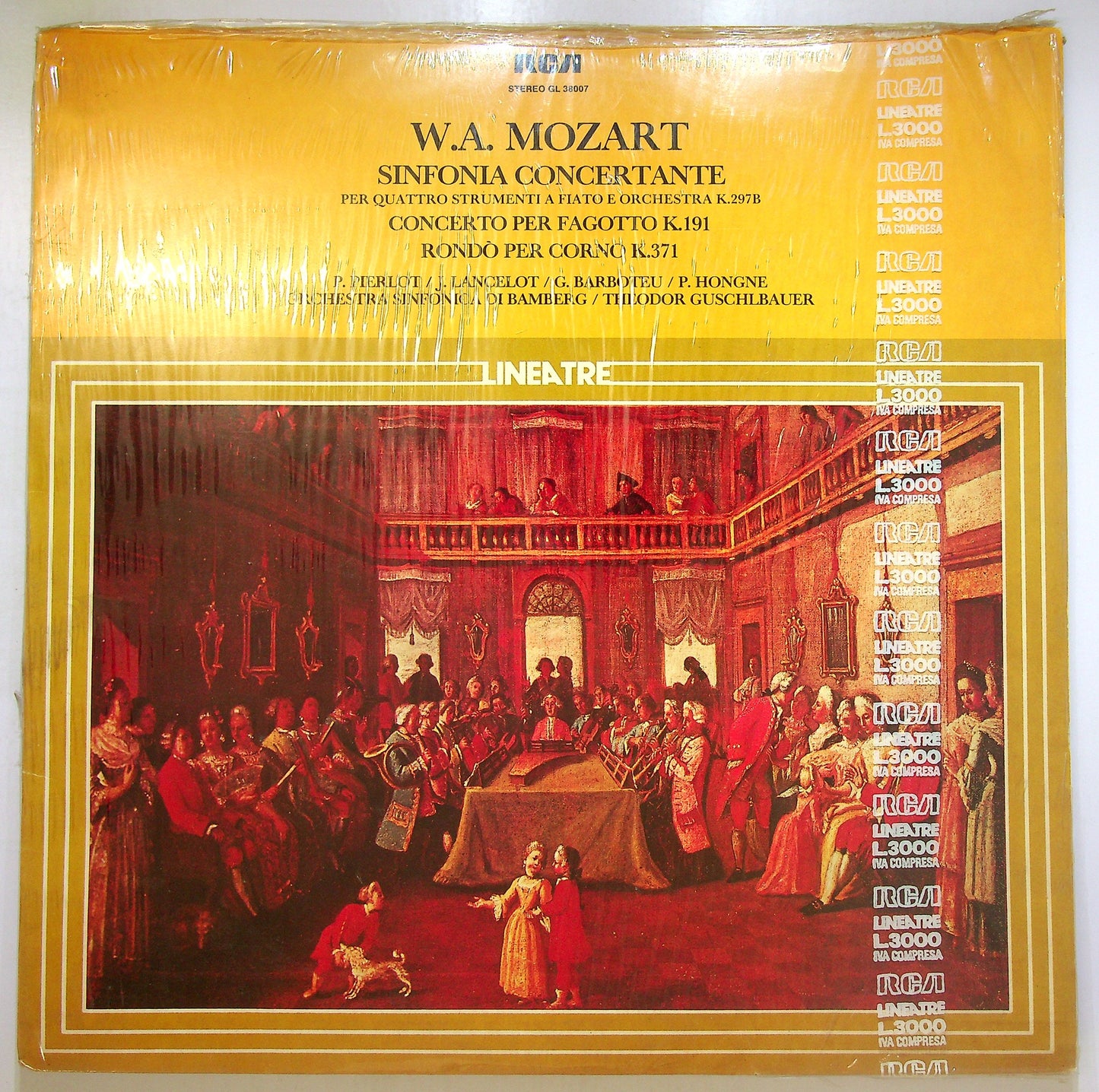 EBOND Sinfonia Concertante Per Quattro Strumenti A Fiato Vinile V106057