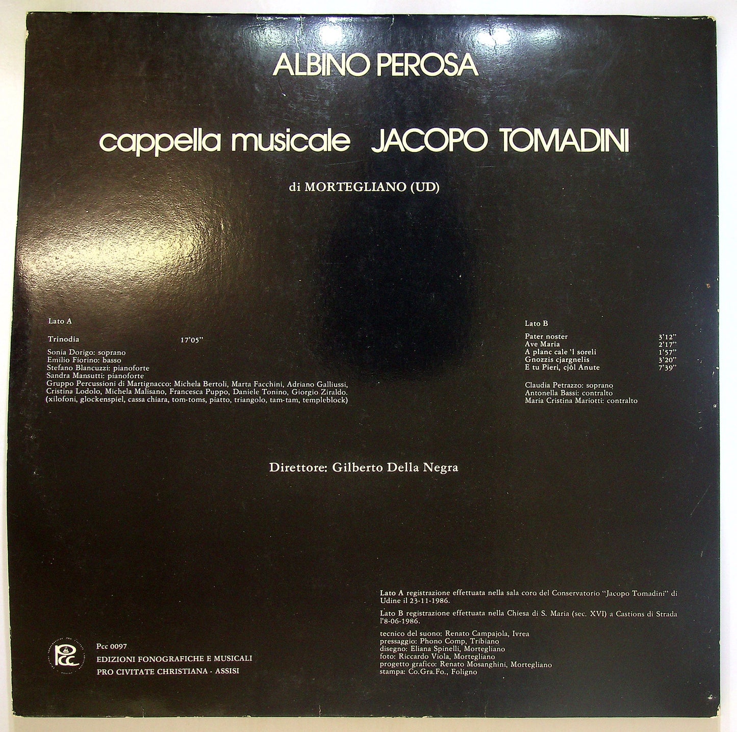 EBOND Cappella Musicale Del Duomo Di Milano - Albino Perosa Vinile V106058