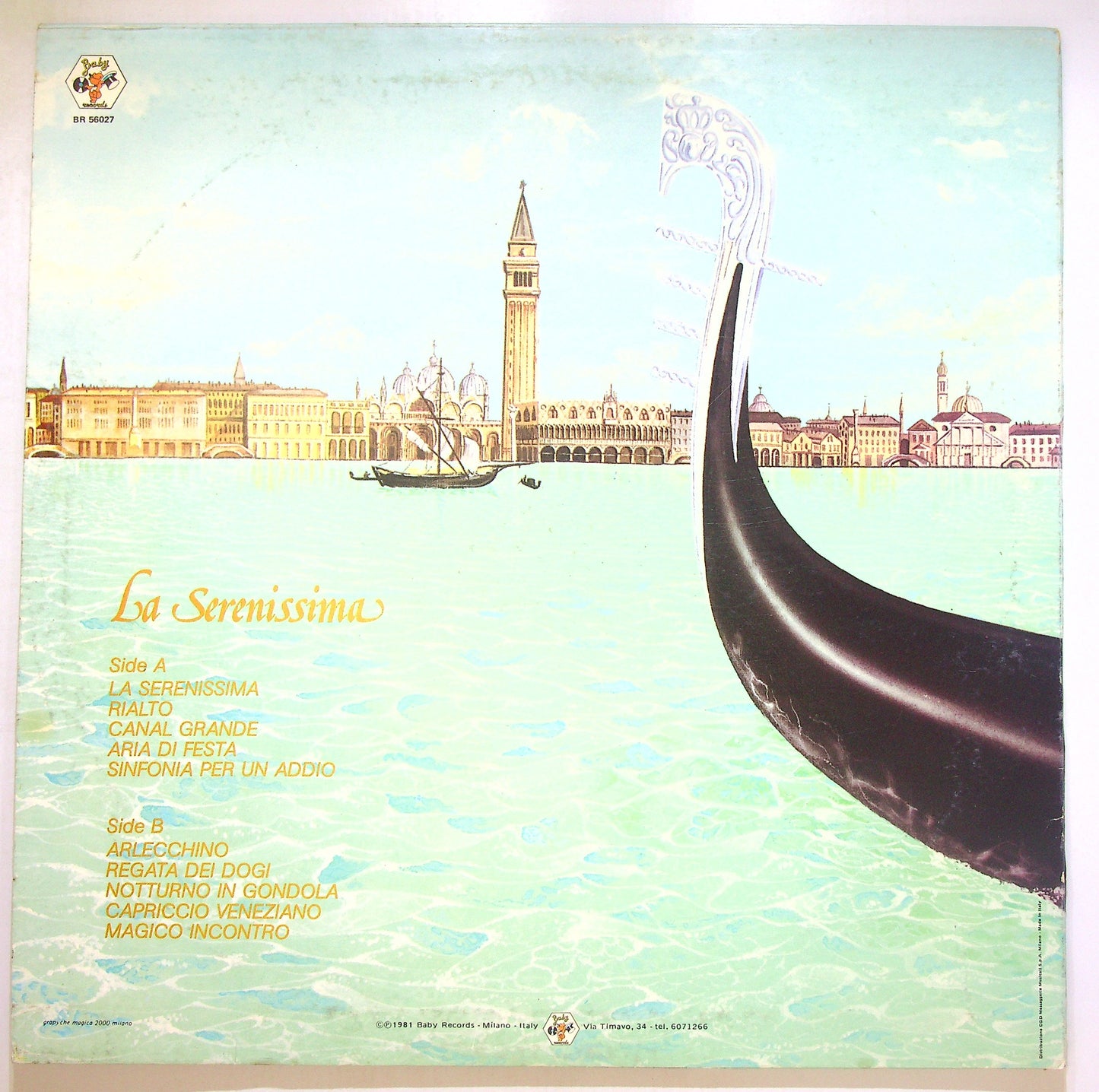 EBOND Rondo' Veneziano - La Serenissima Vinile V106072