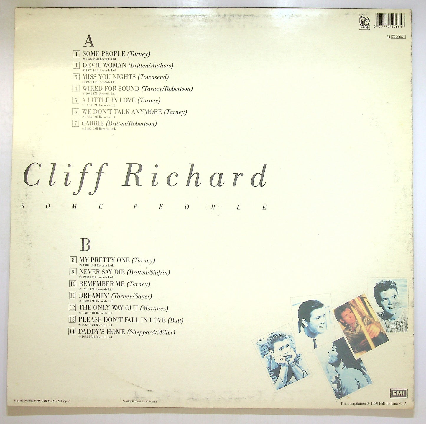 EBOND Cliff Richard - Some People Vinile V106090