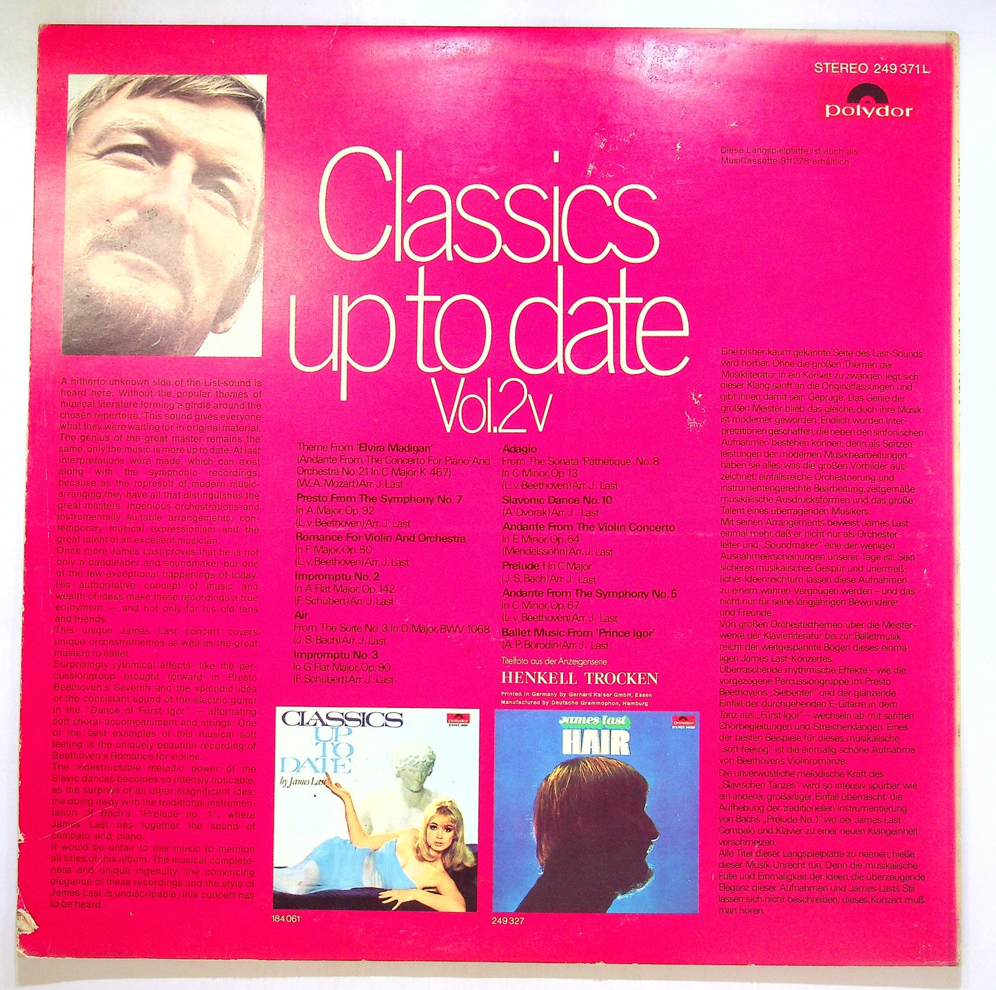 EBOND James Last - Classics Up To Date Vol. 2 Vinile V106114