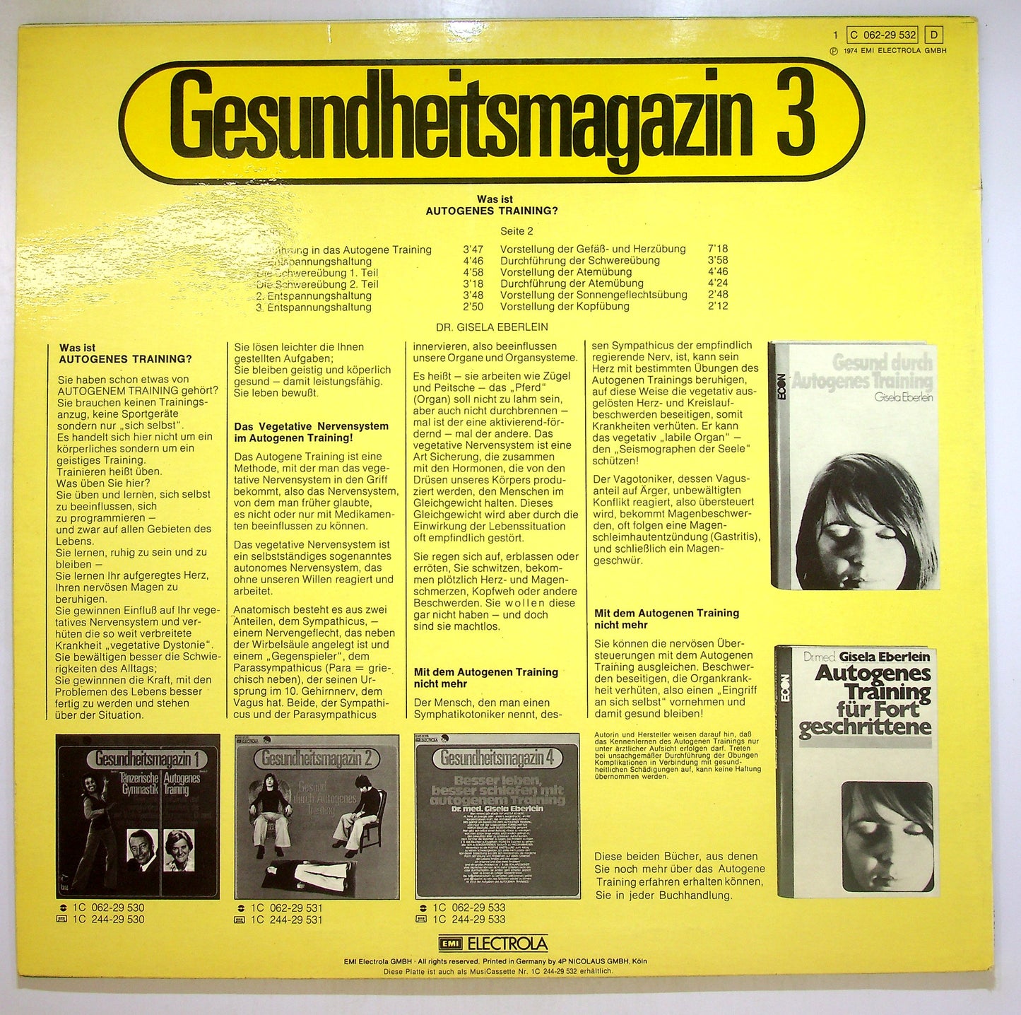 EBOND Dr. Gisela Eberlein - Gesundheitsmagazin 3 Vinile V106116