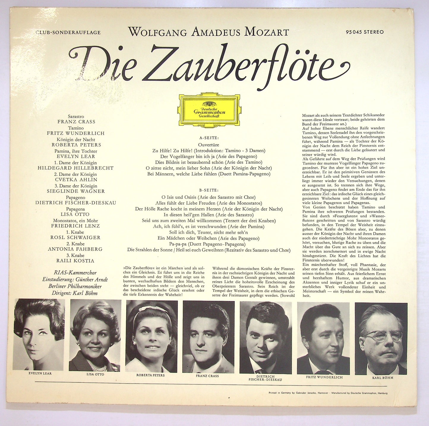 EBOND Die Zauberflote (Grosser Opernquerschnitt) Vinile V106134
