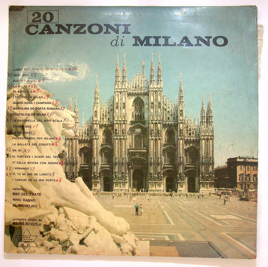EBOND 20 Canzoni Di Milano Vinile V107005