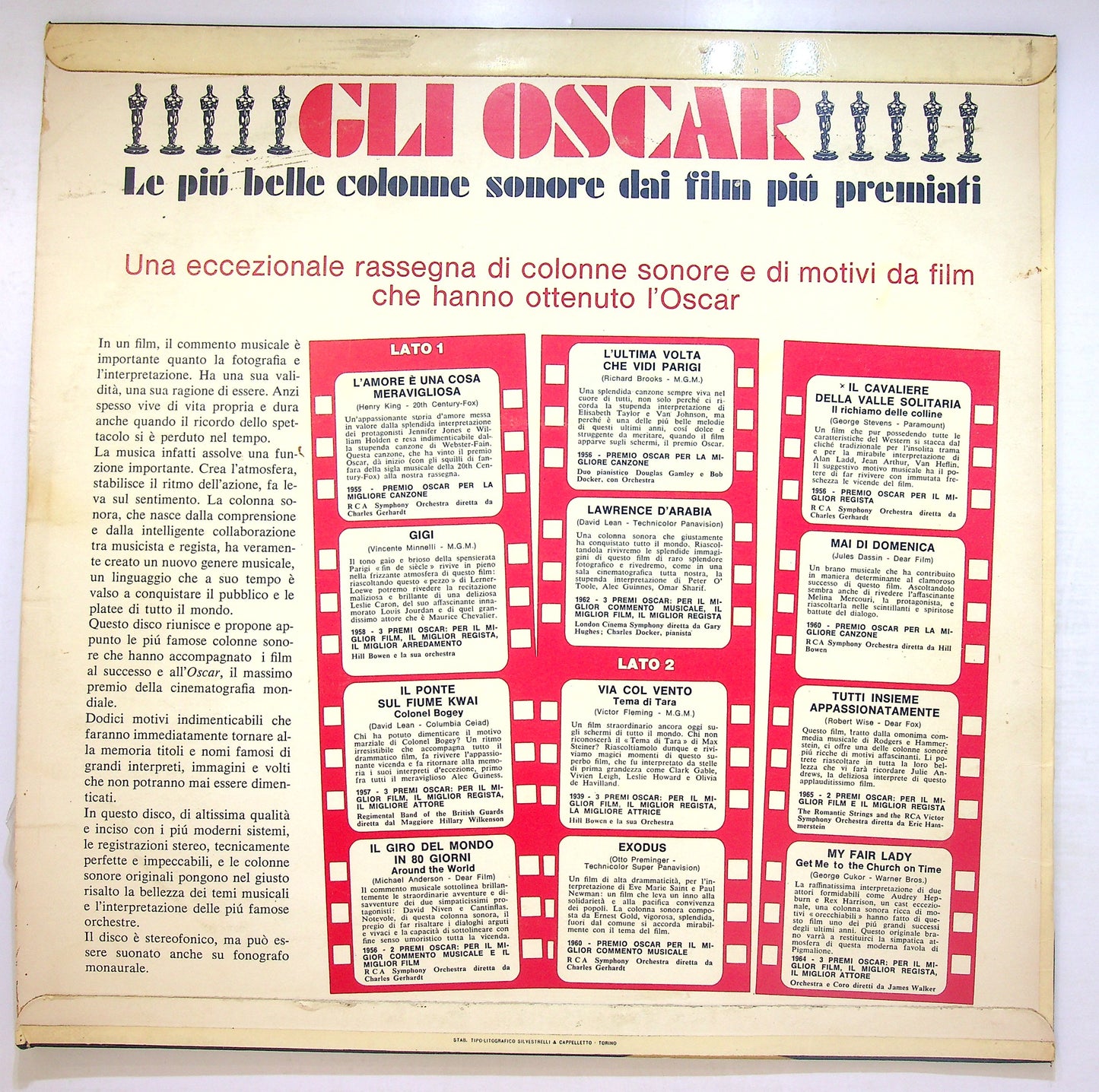EBOND Various - Gli Oscar Vinile V107024