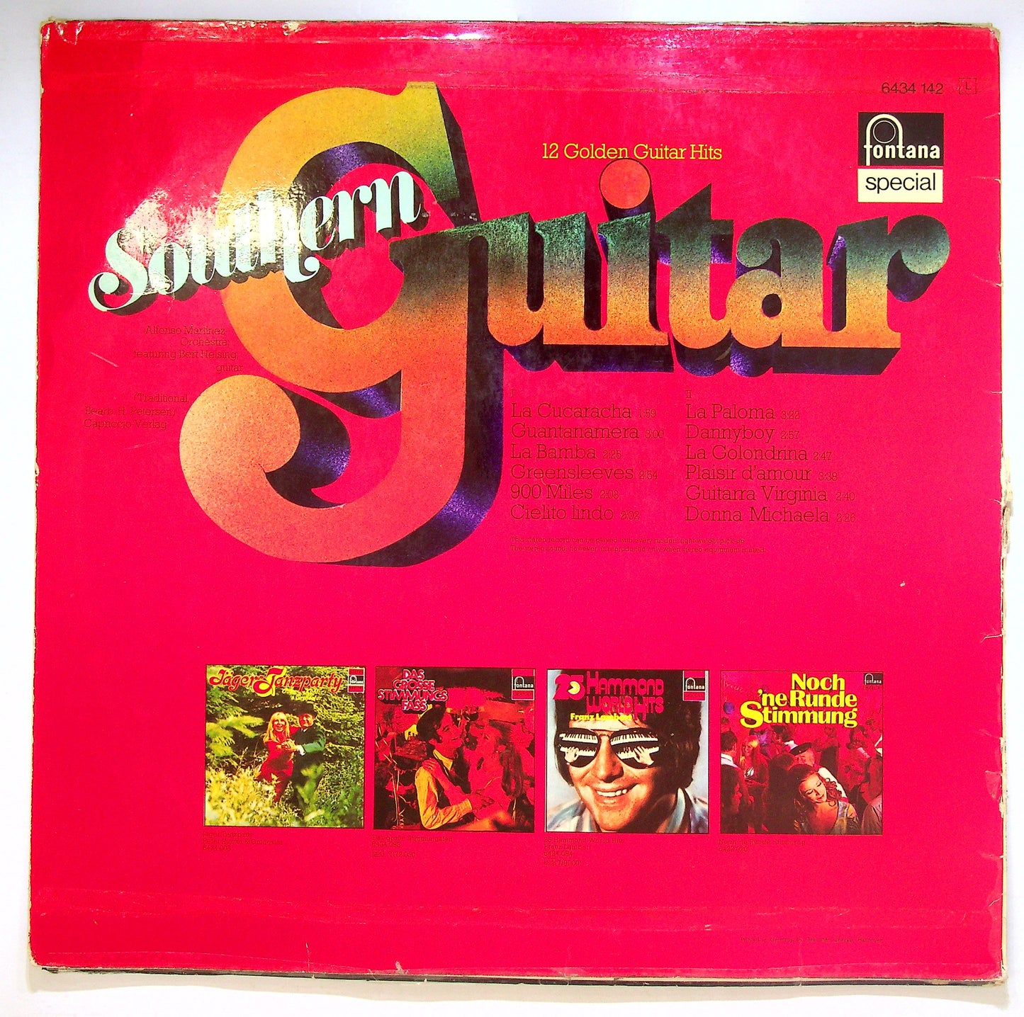 EBOND Alfonso Martinez Orchestra - Southern Guitar Vinile V107032