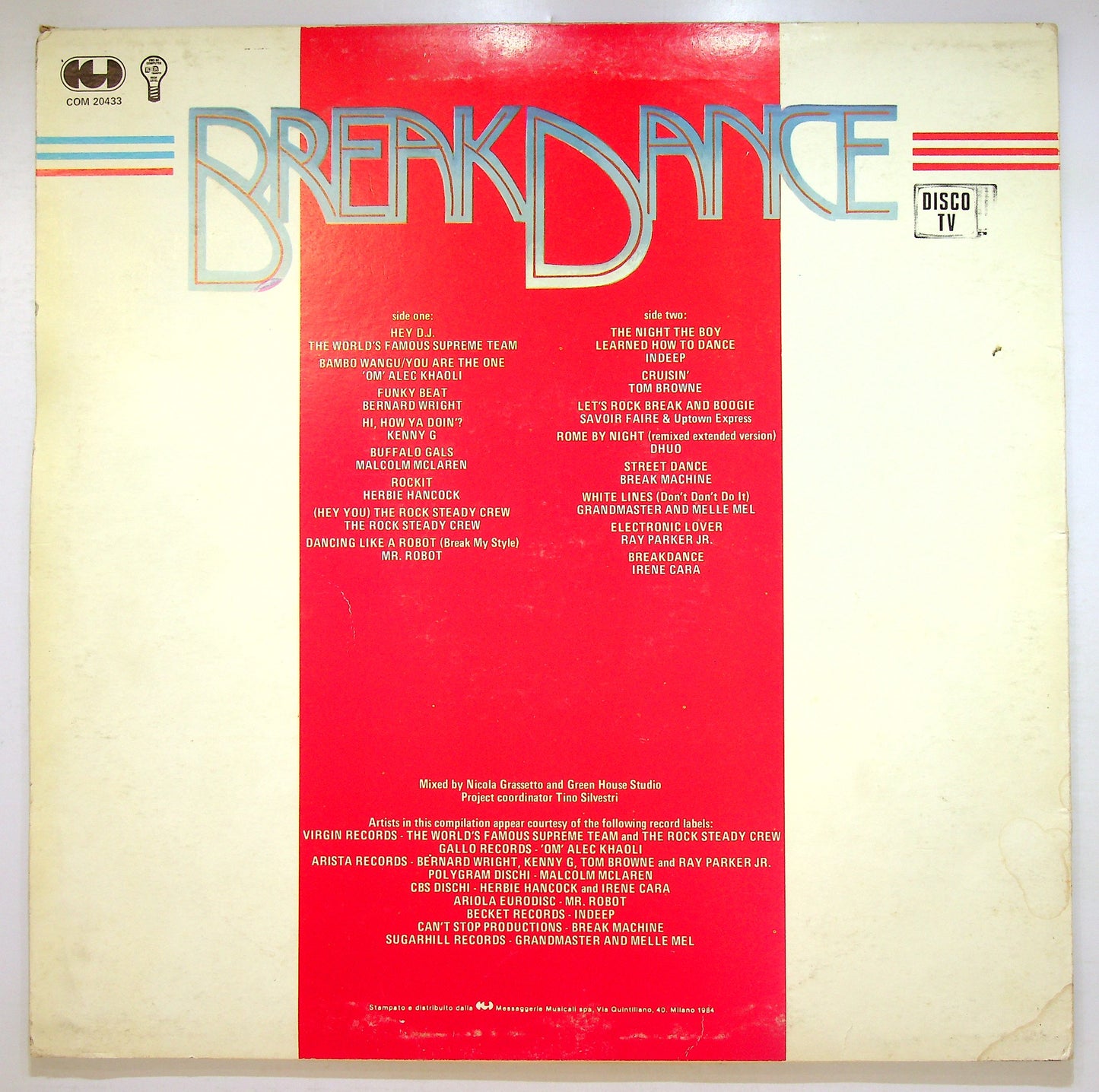 EBOND Various - Breakdance Vinile V107035