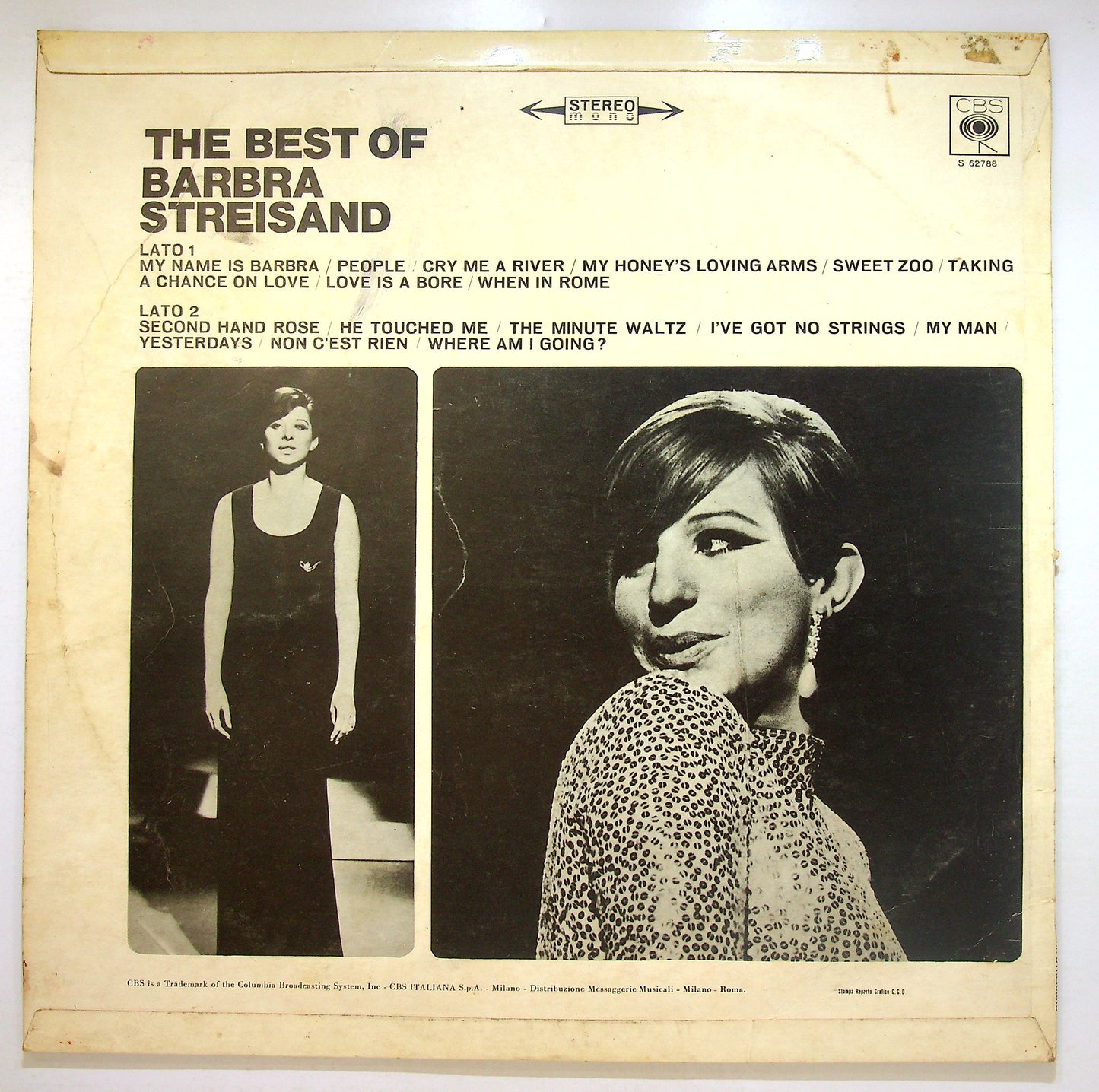 EBOND Barbra Streisand - The Best Of Barbra Streisand Vinile V107052