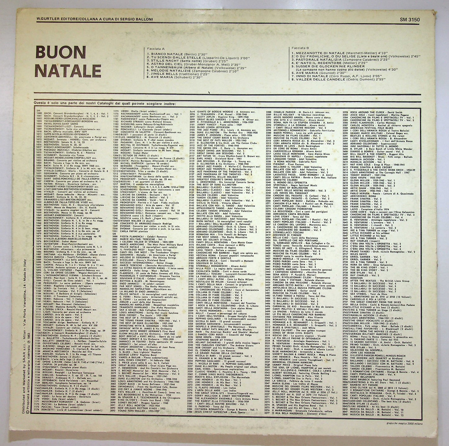 EBOND Unknown Artist - Buon Natale Vinile V107095