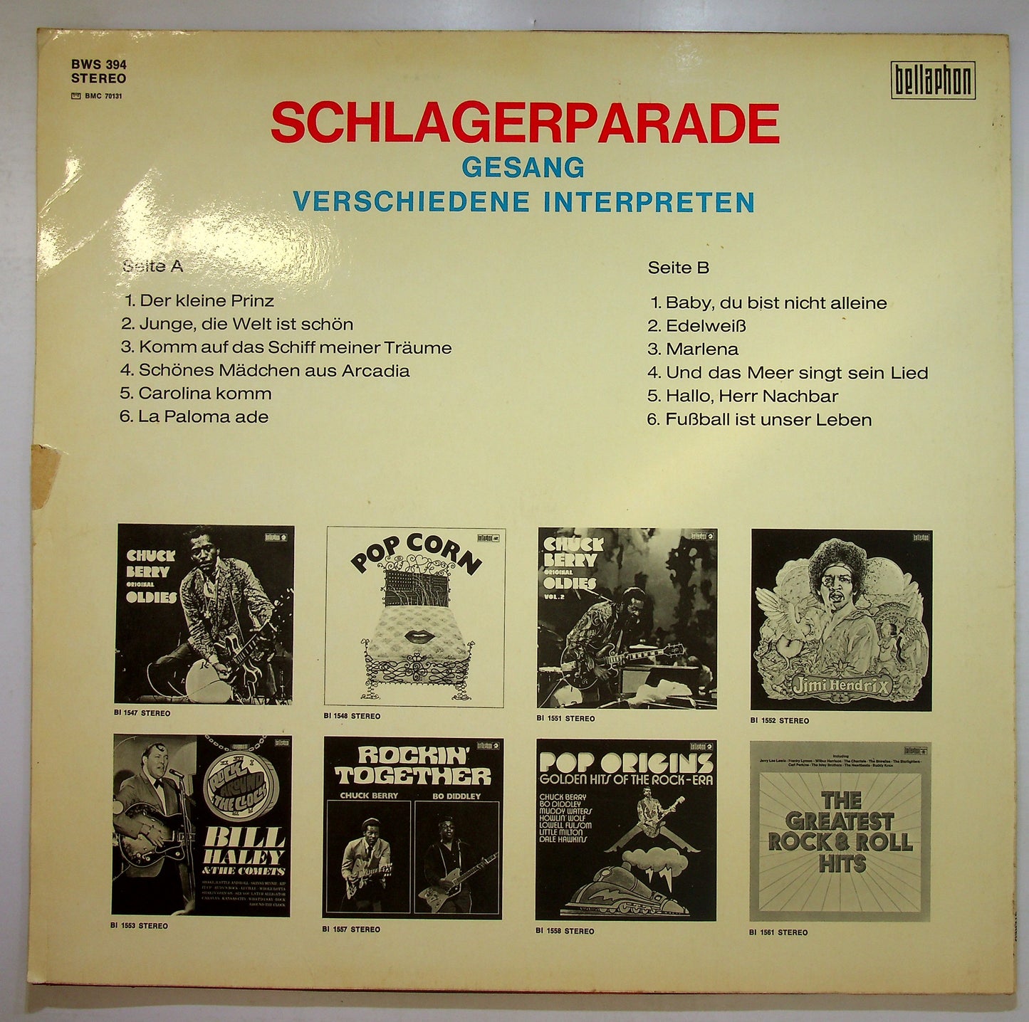 EBOND Unknown Artist - Schlager Parade Folge 12 Vinile V107104