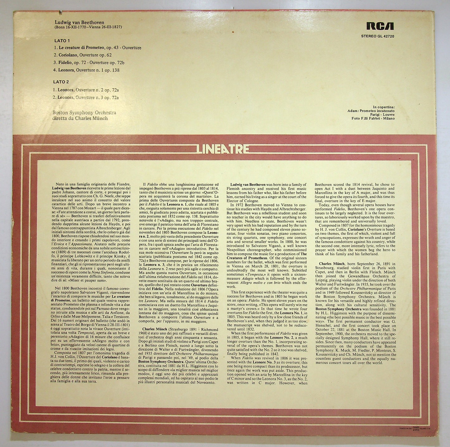 EBOND Beethoven - Ouvertures Vinile V107111
