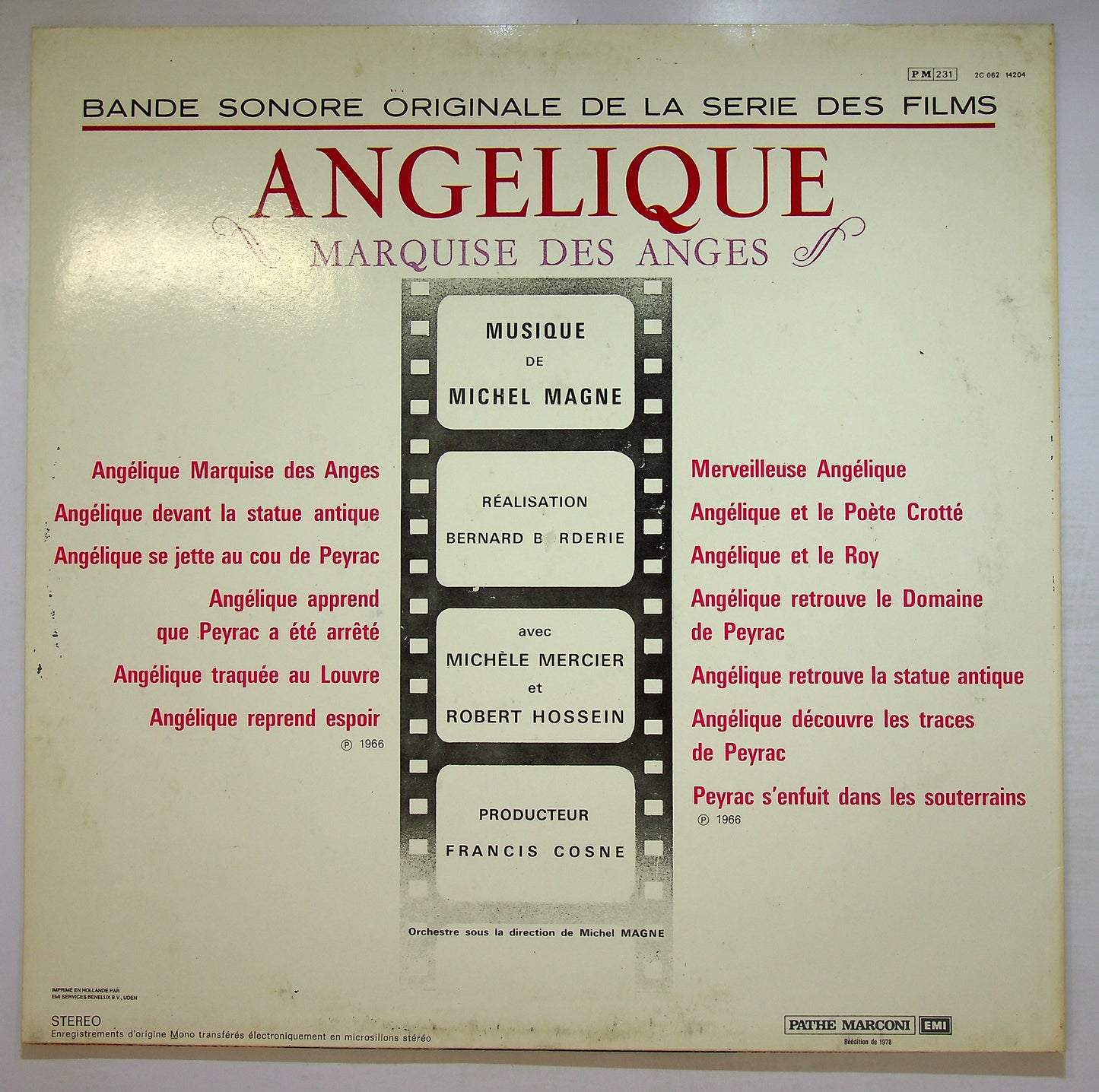 EBOND Michel Magne - Angelique Marquise Des Anges Vinile V107128