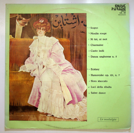 EBOND M.o Armando Sciascia M° Malatesta - Le Nostalgie Vinile V107130