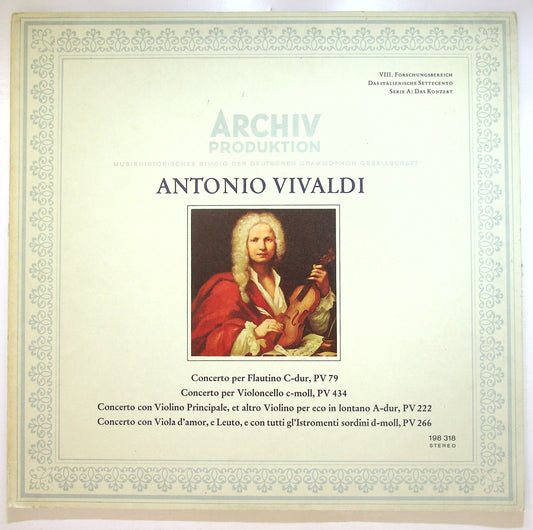 EBOND Antonio Vivaldi - Concerti PV 79, 222, 266, 434 Vinile V107141