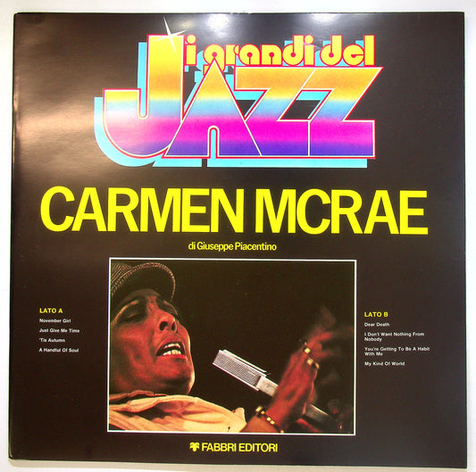 EBOND Carmen McRae - Carmen McRae EDITORIALE Vinile V108014