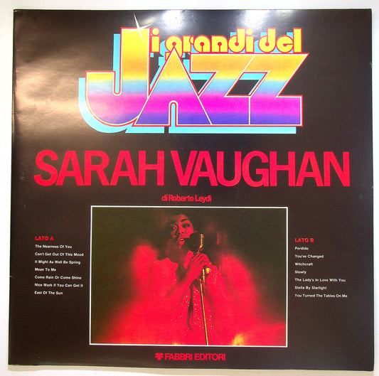 EBOND Sarah Vaughan - Sarah Vaughan EDITORIALEVinile V108015
