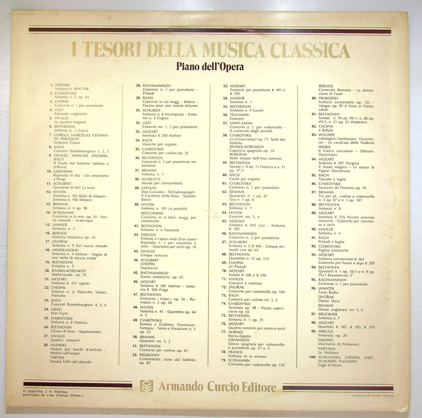 EBOND Bach - Concerti Brandeburghesi No. 4, 5, 6 Vinile V108059