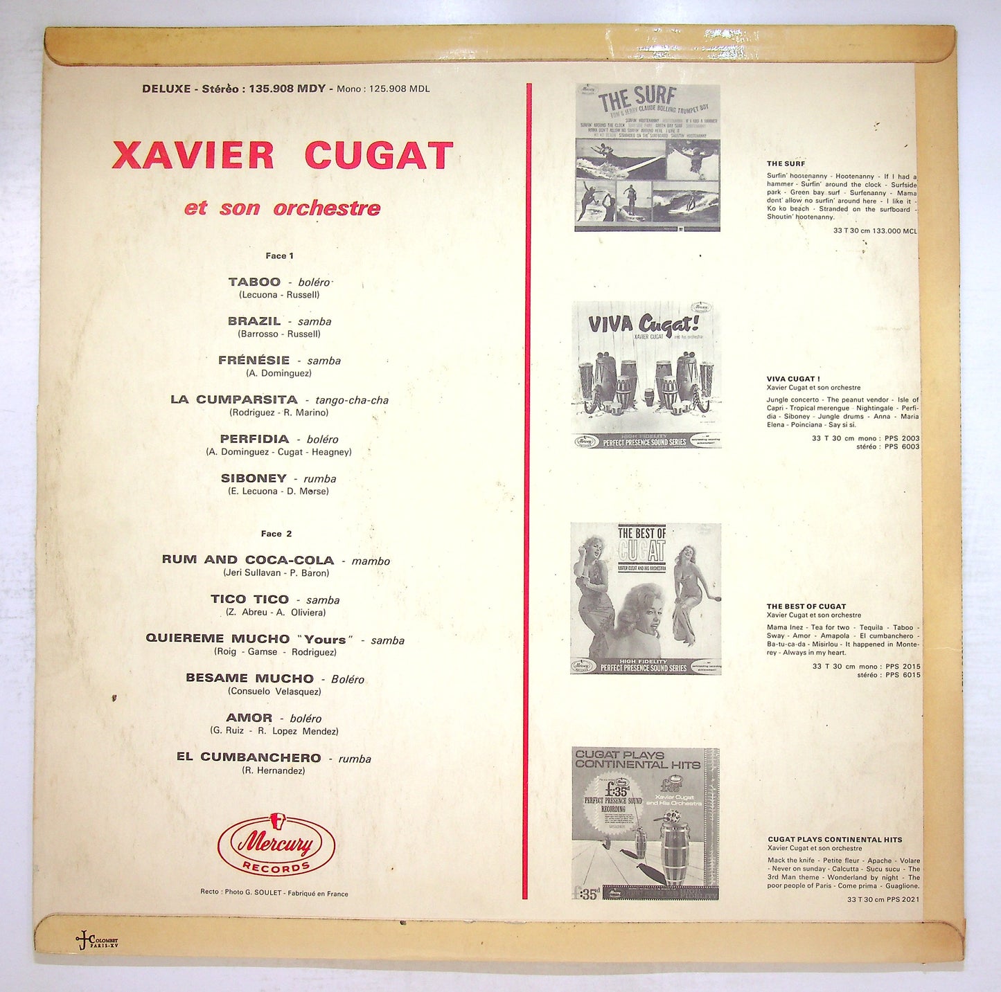 EBOND Xavier Cugat Et Son Orchestre Vinile V109003