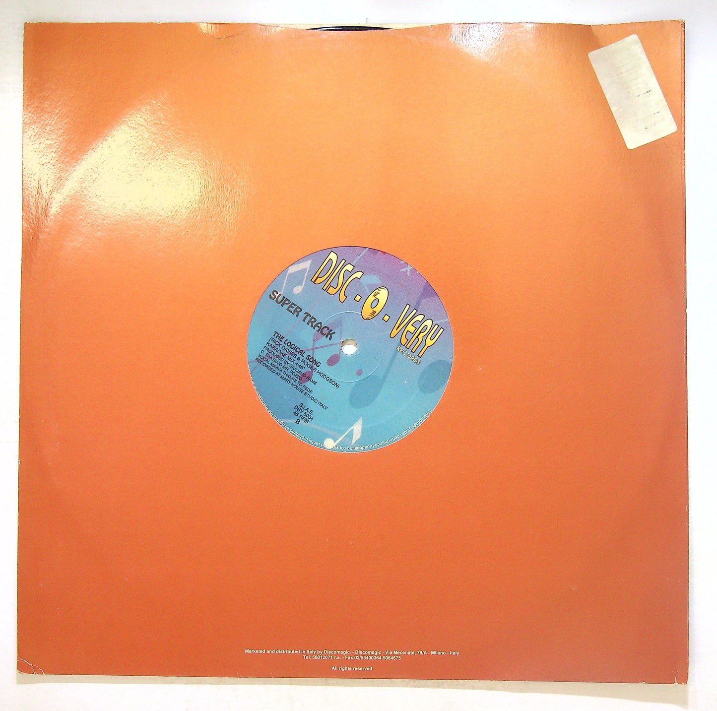 EBOND Supertrack - The Logical Song Vinile V109016