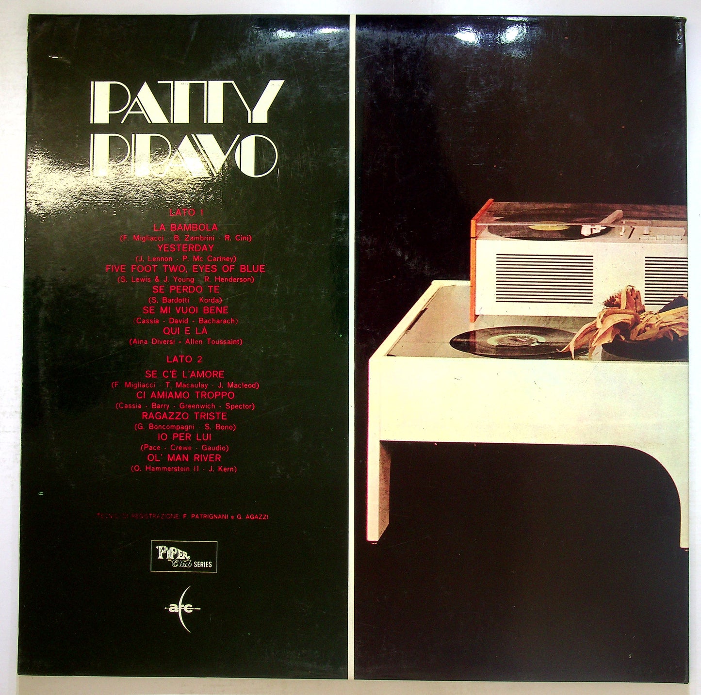 EBOND Patty Pravo - Patty Pravo Vinile V109028