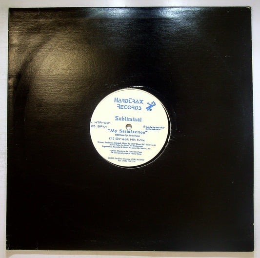 EBOND Subliminal (3) - My Satisfaction Vinile V109038
