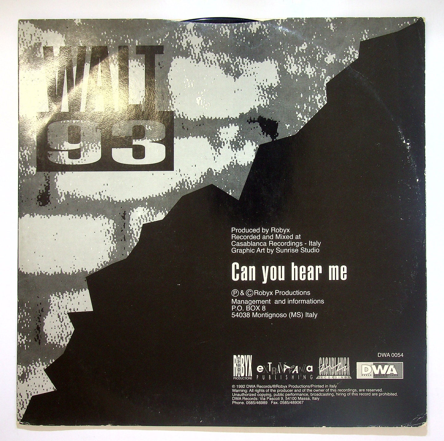 EBOND Walt 93 - Can You Hear Me Vinile V109044