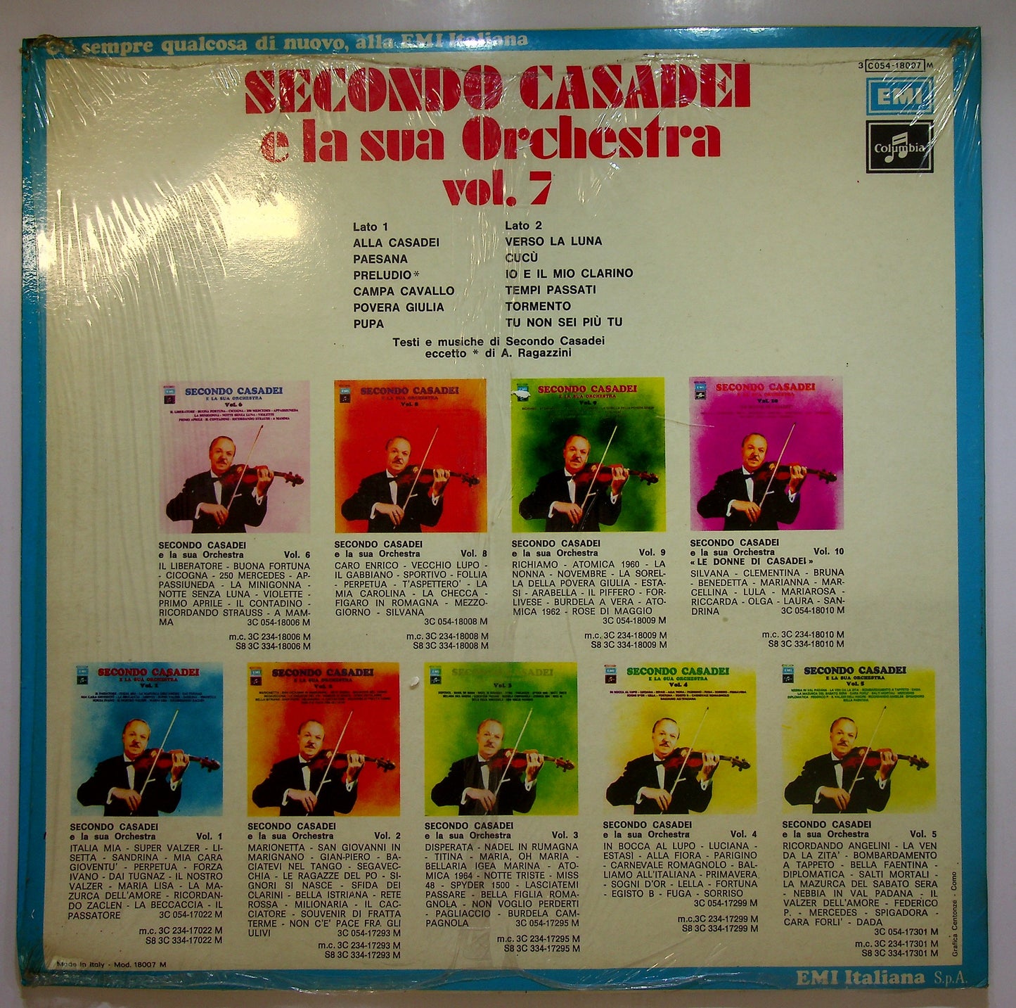 EBOND Secondo Casadei E La Sua Orchestra - Vol.7 Vinile V109077