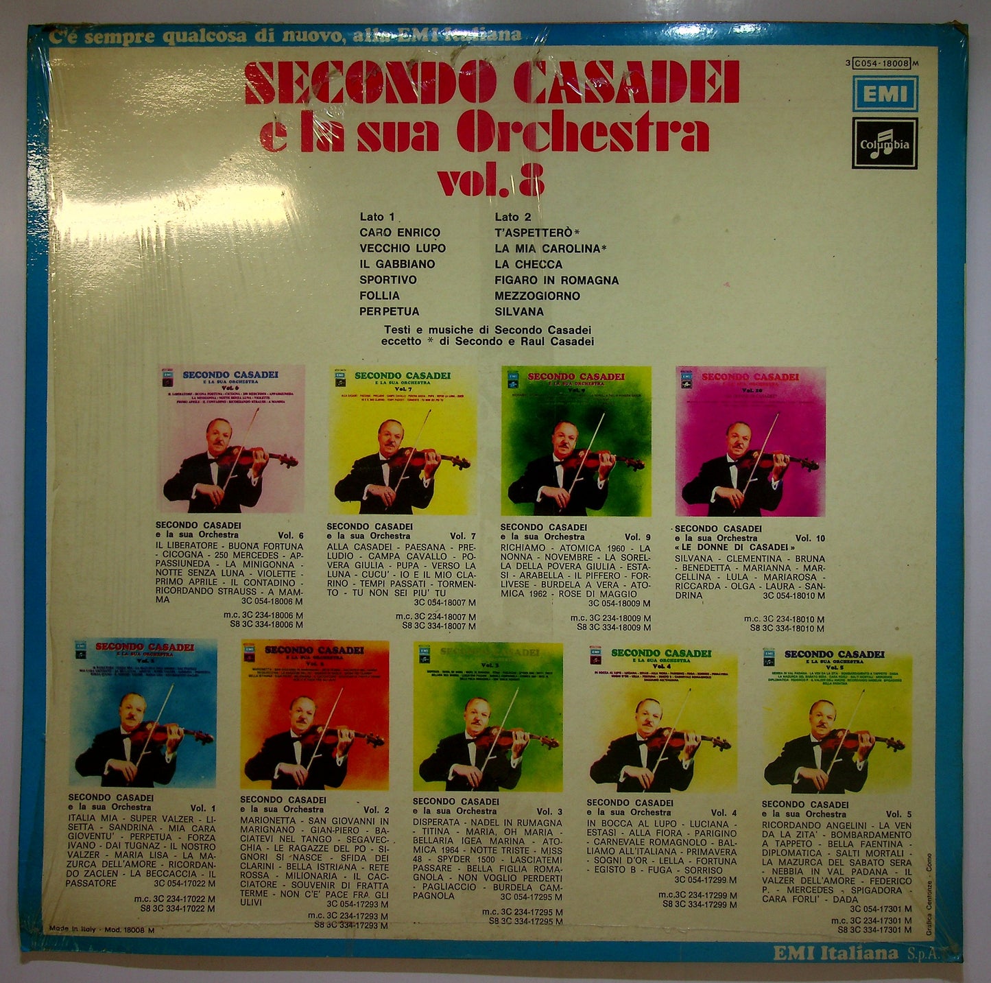 EBOND Secondo Casadei E La Sua Orchestra - Vol.8 Vinile V109079