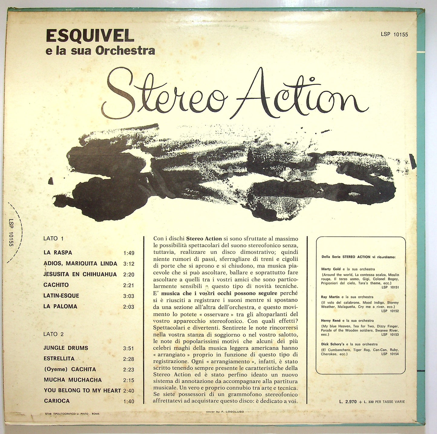 EBOND Esquivel E La Sua Orchestra - Stereo Action Vinile V109084