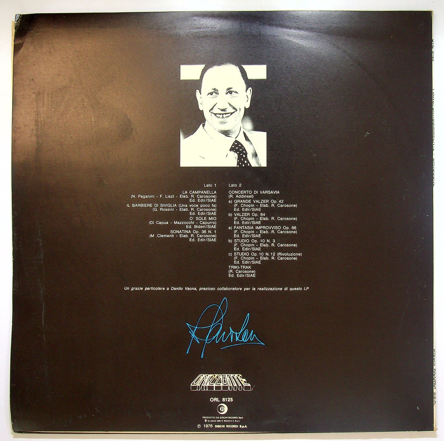 EBOND Renato Carosone - Pianofortissimamente Carosone Vinile V109087
