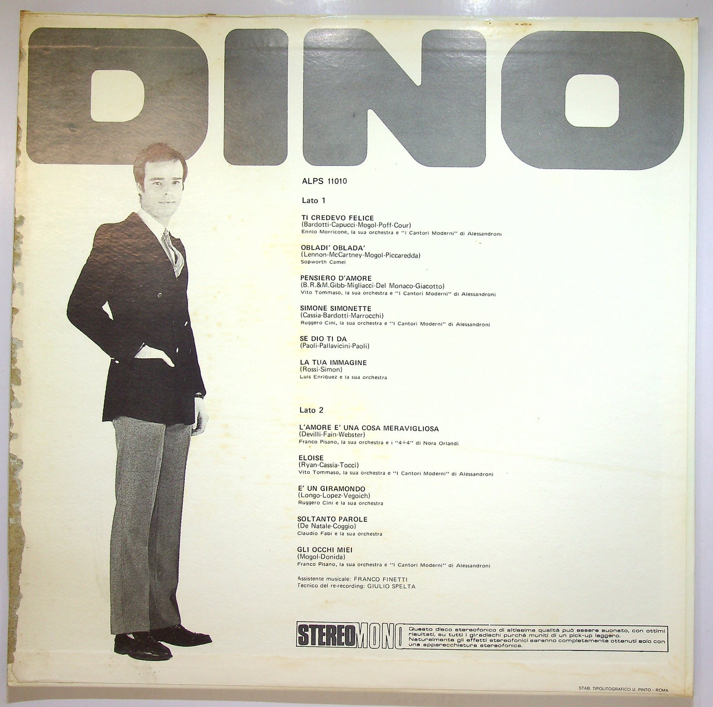 EBOND Dino - Dino Vinile V109088