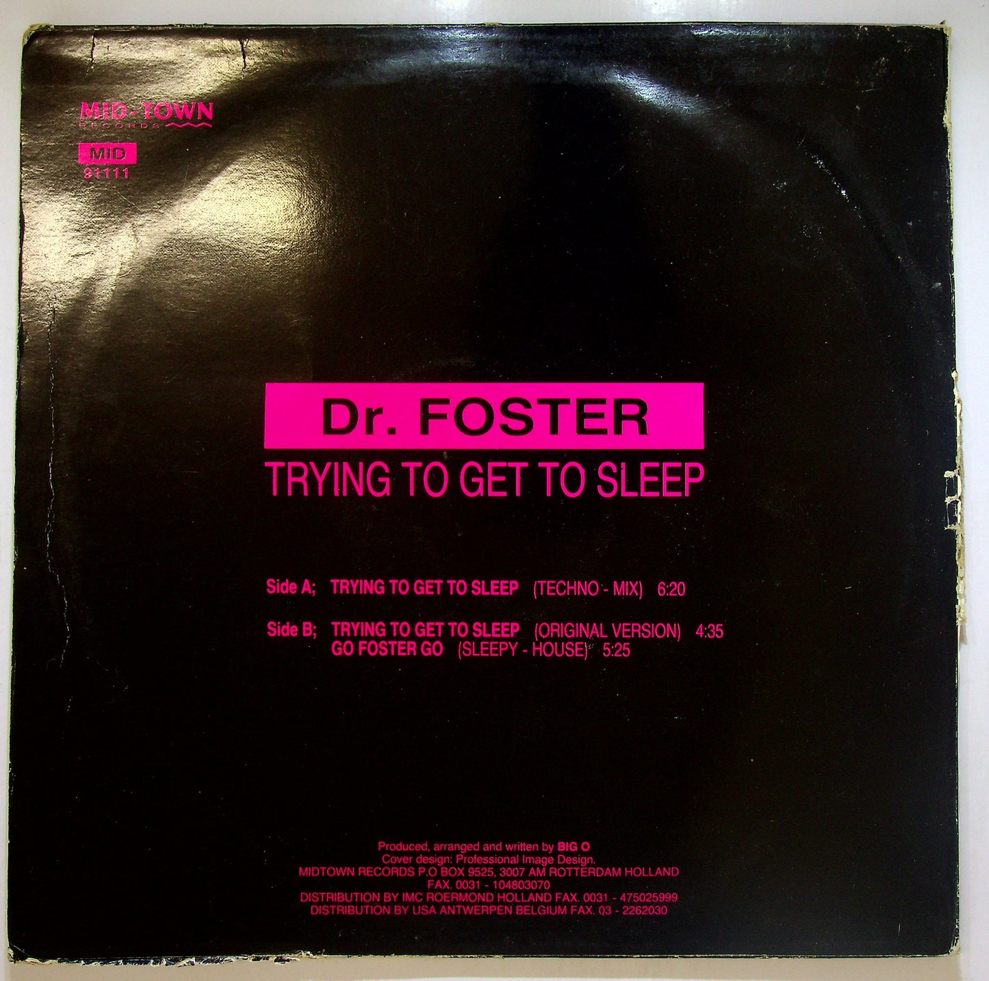 EBOND Dr. Foster - Trying To Get To Sleep Vinile V109116
