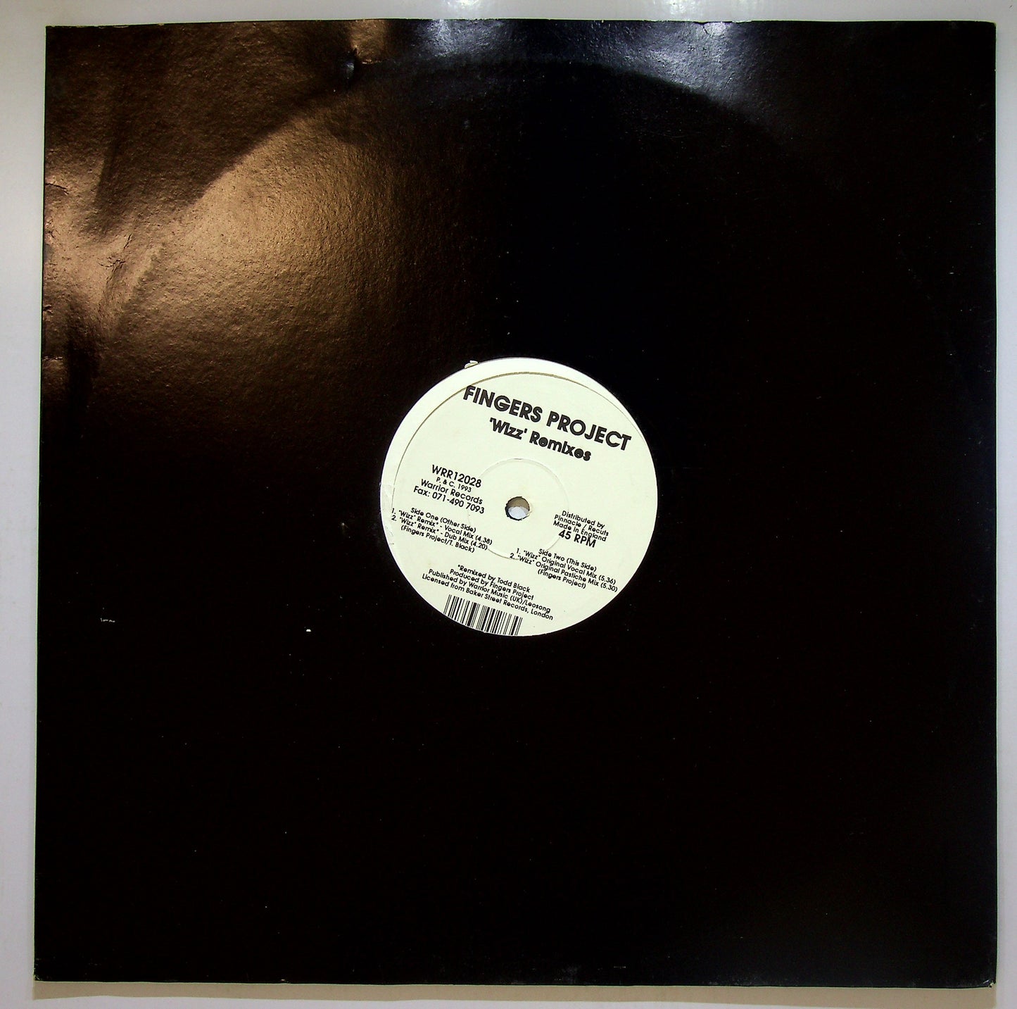 EBOND Fingers Project - 'Wizz' Remixes Vinile V109119
