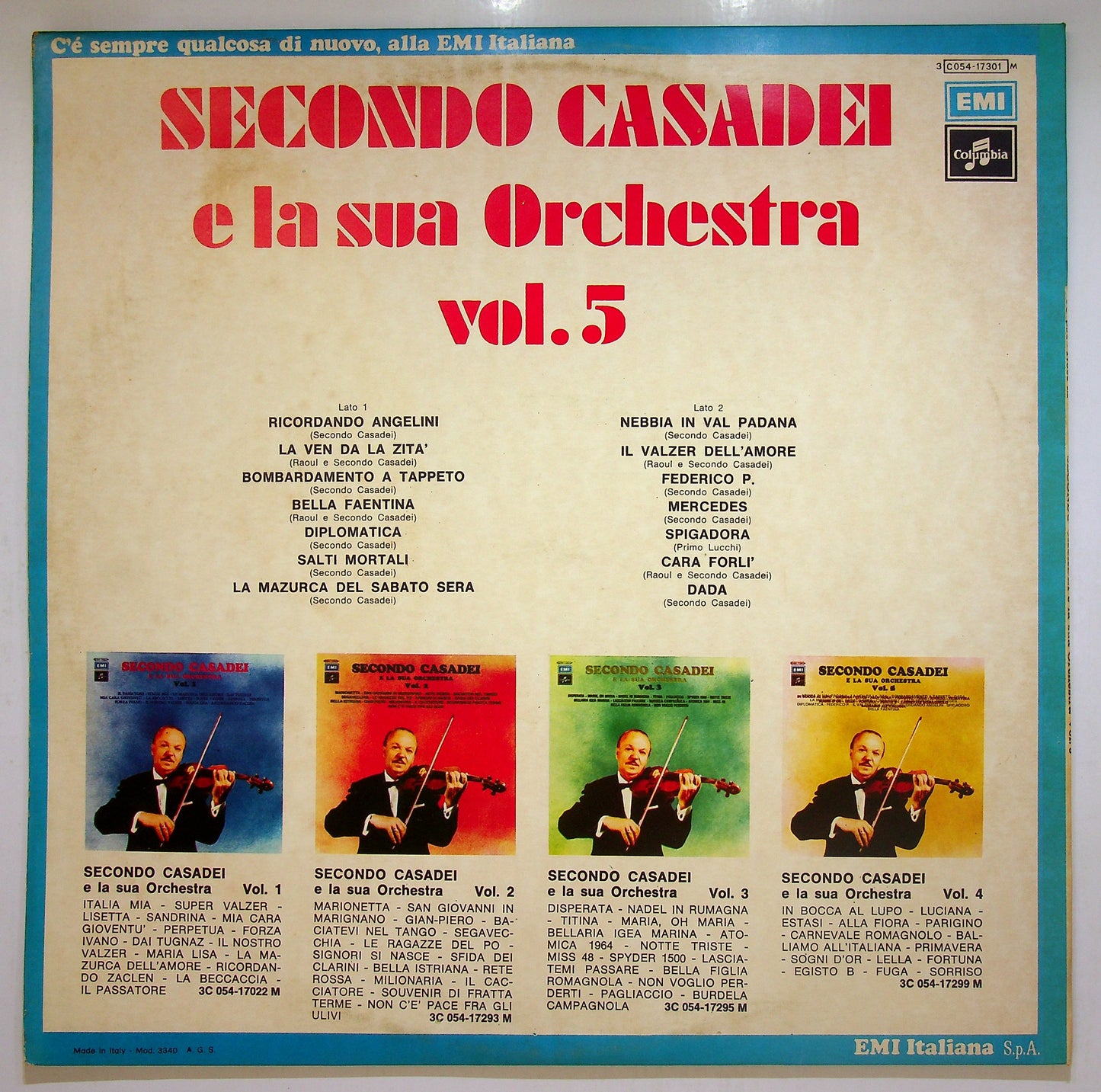 EBOND Secondo Casadei E La Sua Orchestra - Vol.5 Vinile V109132