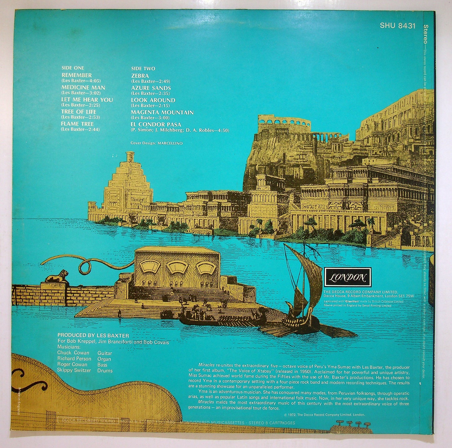 EBOND Yma Sumac - Miracles Vinile V110004