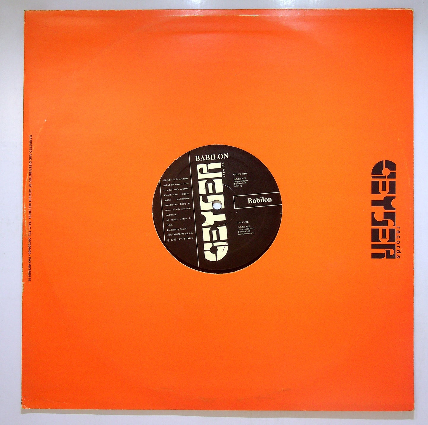 EBOND Babilon - Babilon Vinile V110006