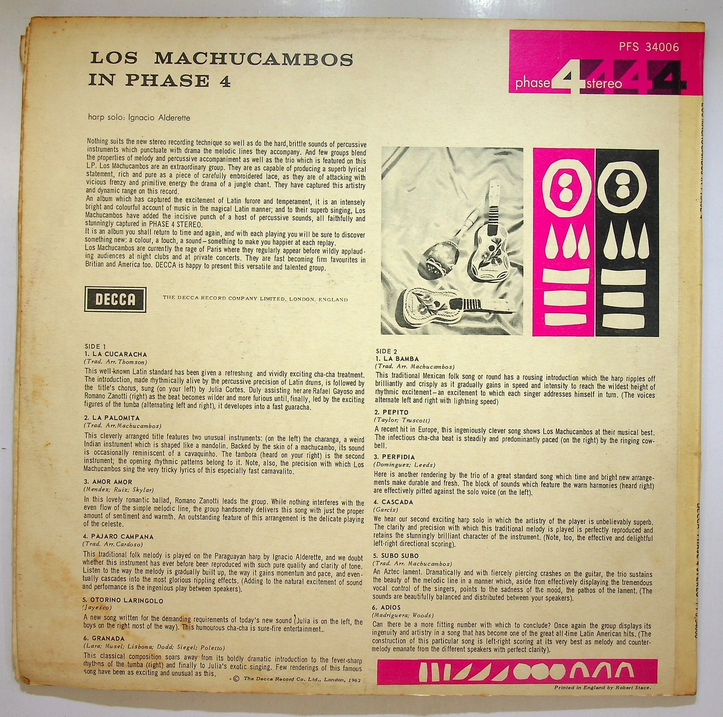 EBOND Los Machucambos - Los Machucambos In Phase 4 Vinile V110022