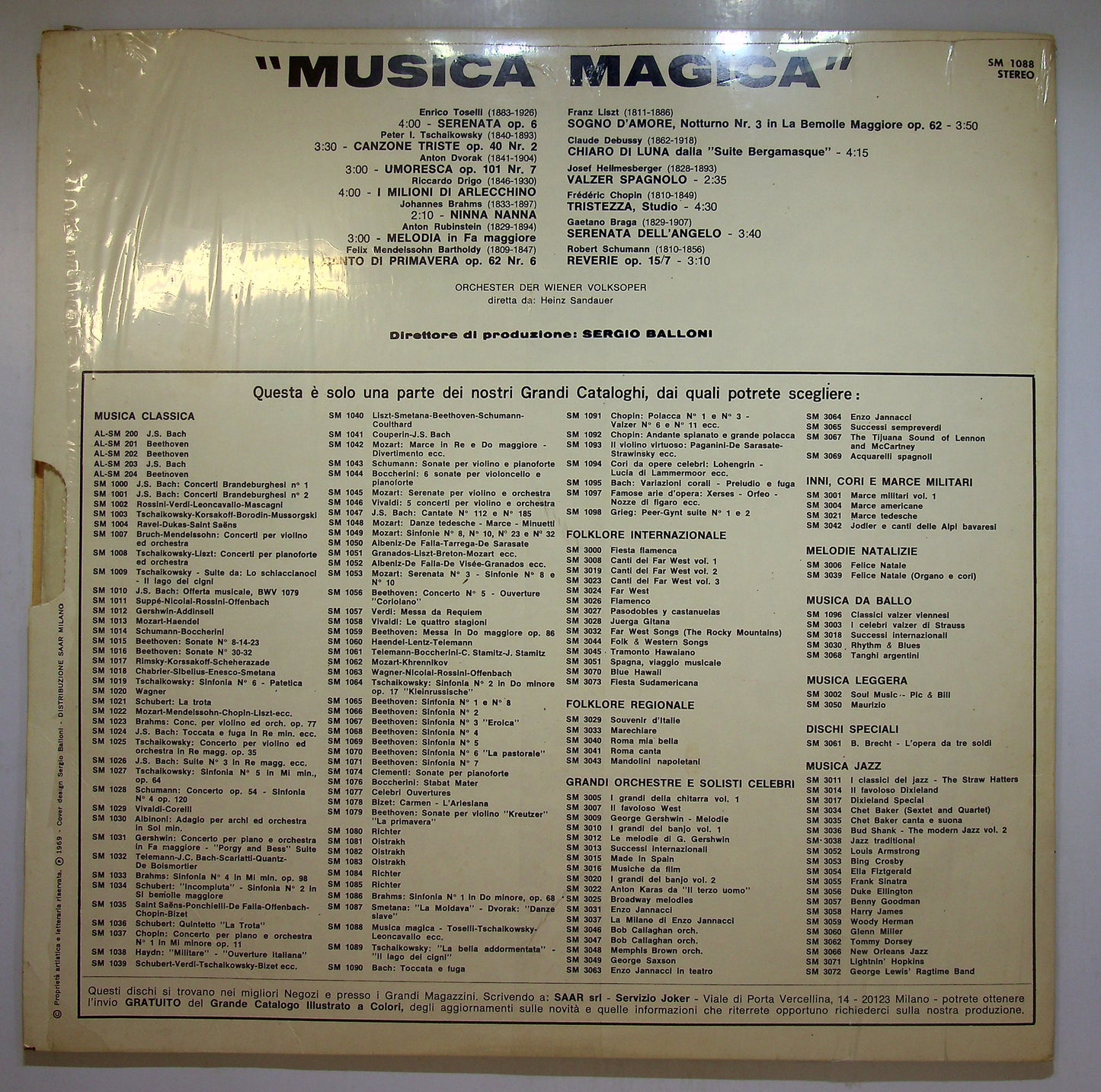 EBOND Wiener Volksopernorchester - Musica Magica Vinile V110054