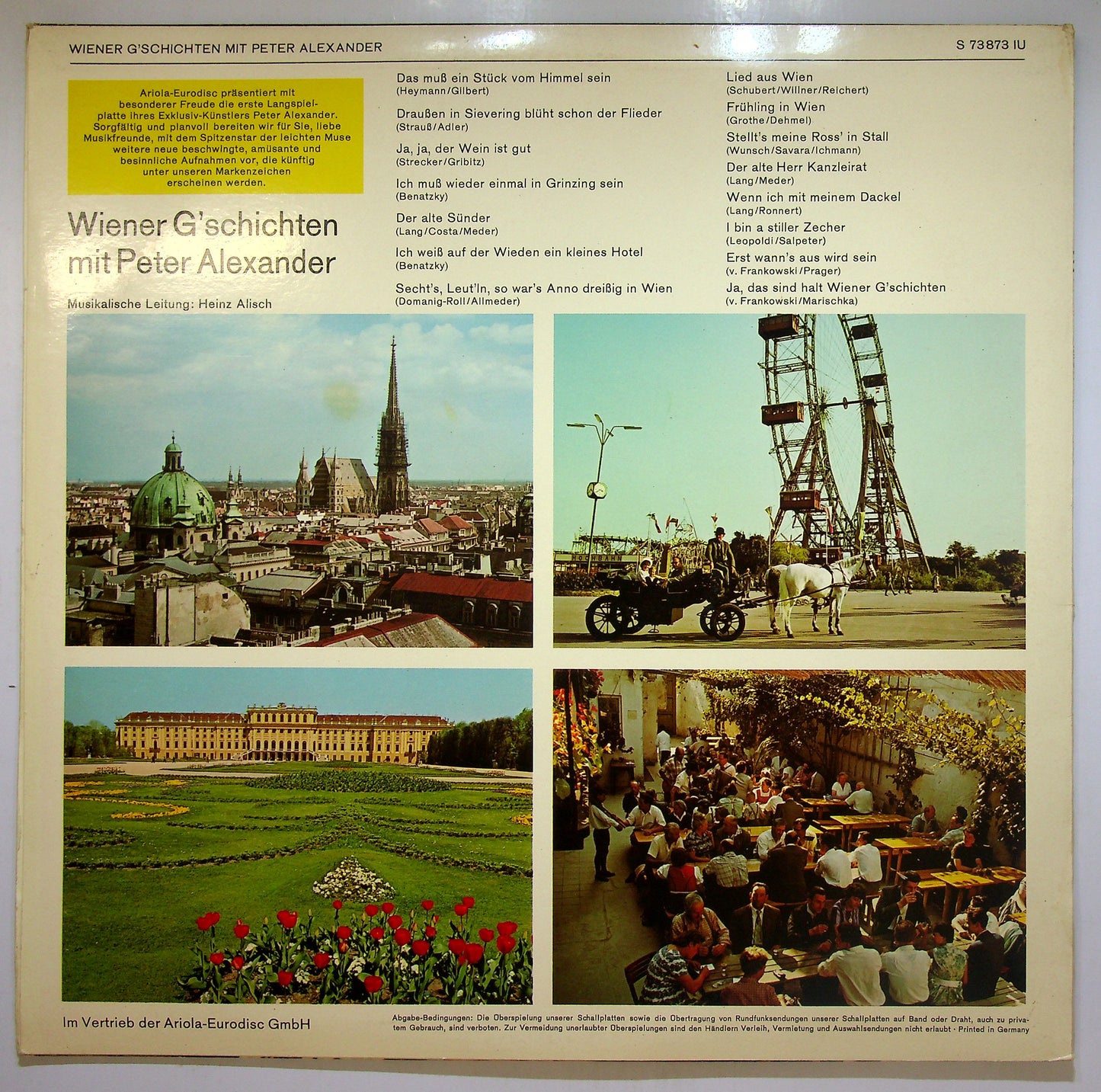EBOND Peter Alexander - Wiener G'schichten Mit Peter Alexander Vinile V110070