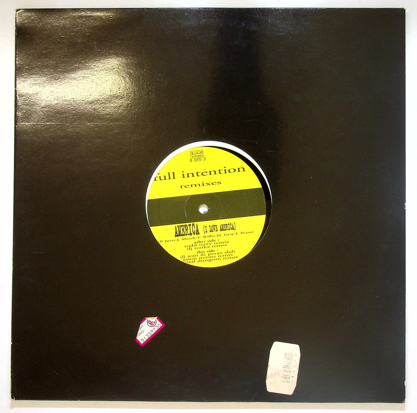 EBOND Full Intention - America (I Love America) Remixes Vinile V110078