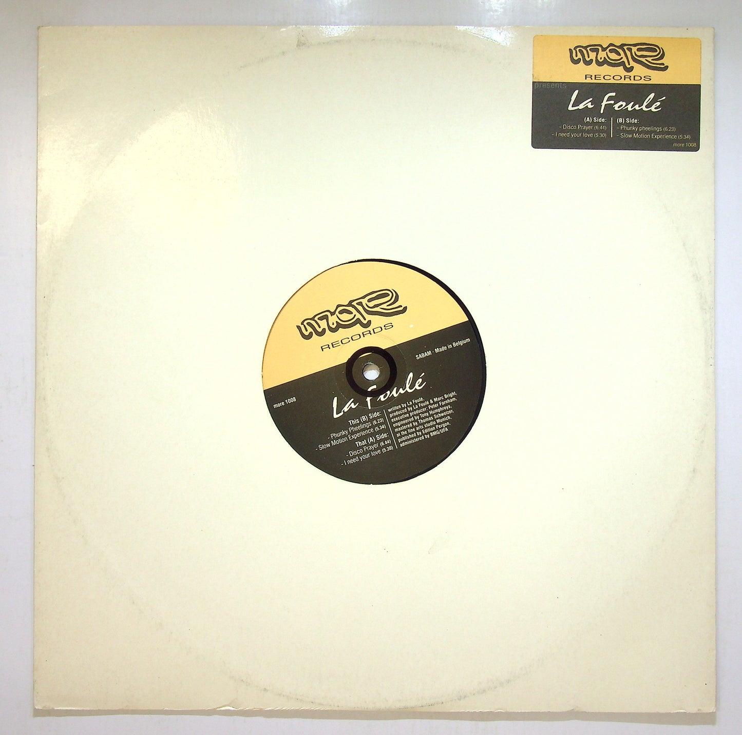 EBOND La Foule - Disco Player Vinile V110088