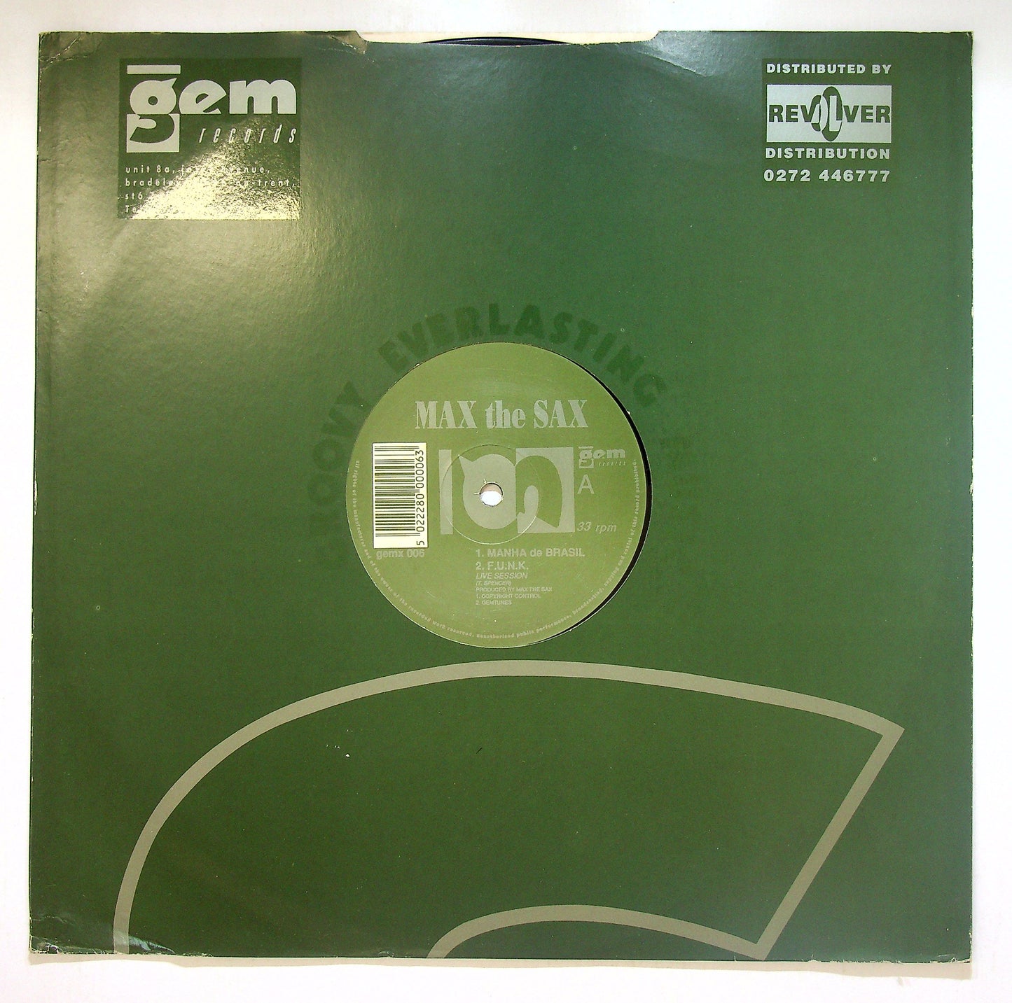 EBOND Max The Sax - Manha De Brasil Vinile V110095