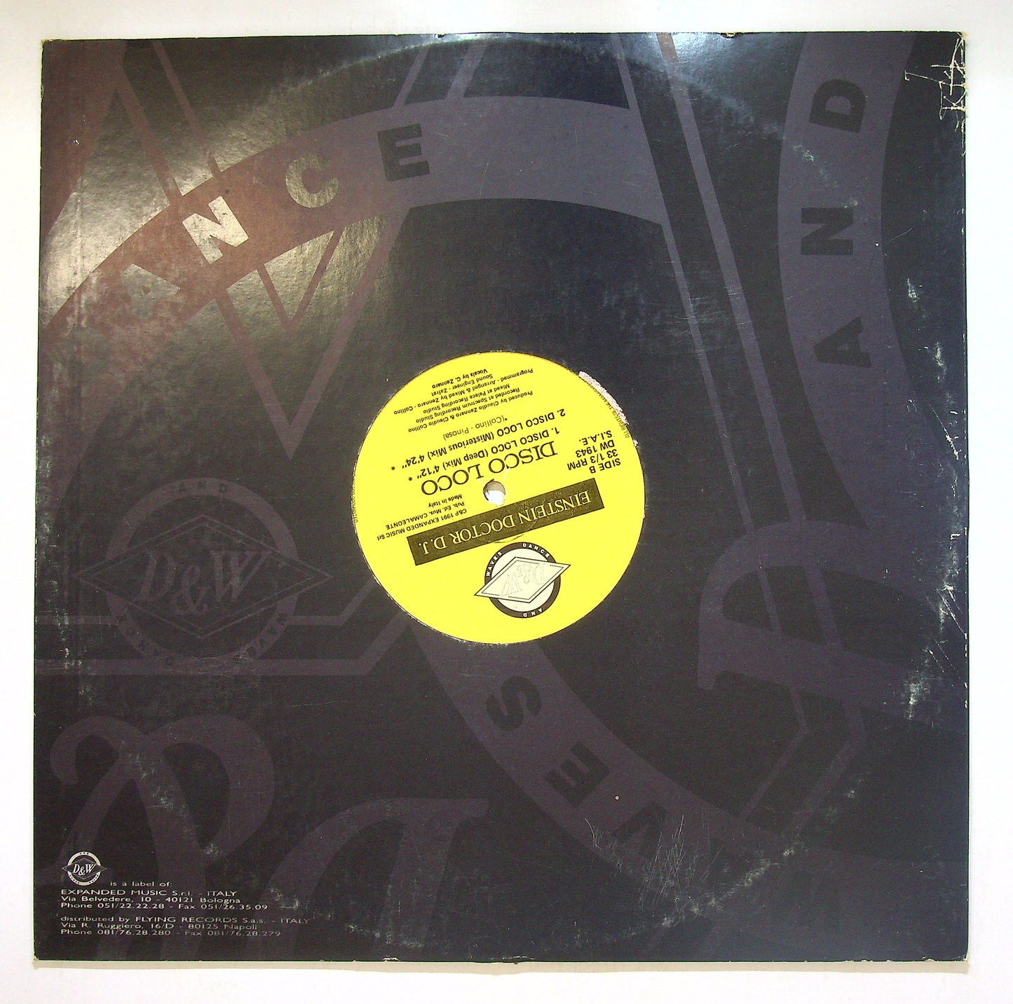 EBOND Einstein Doctor D.J. - Disco Loco Vinile V110103