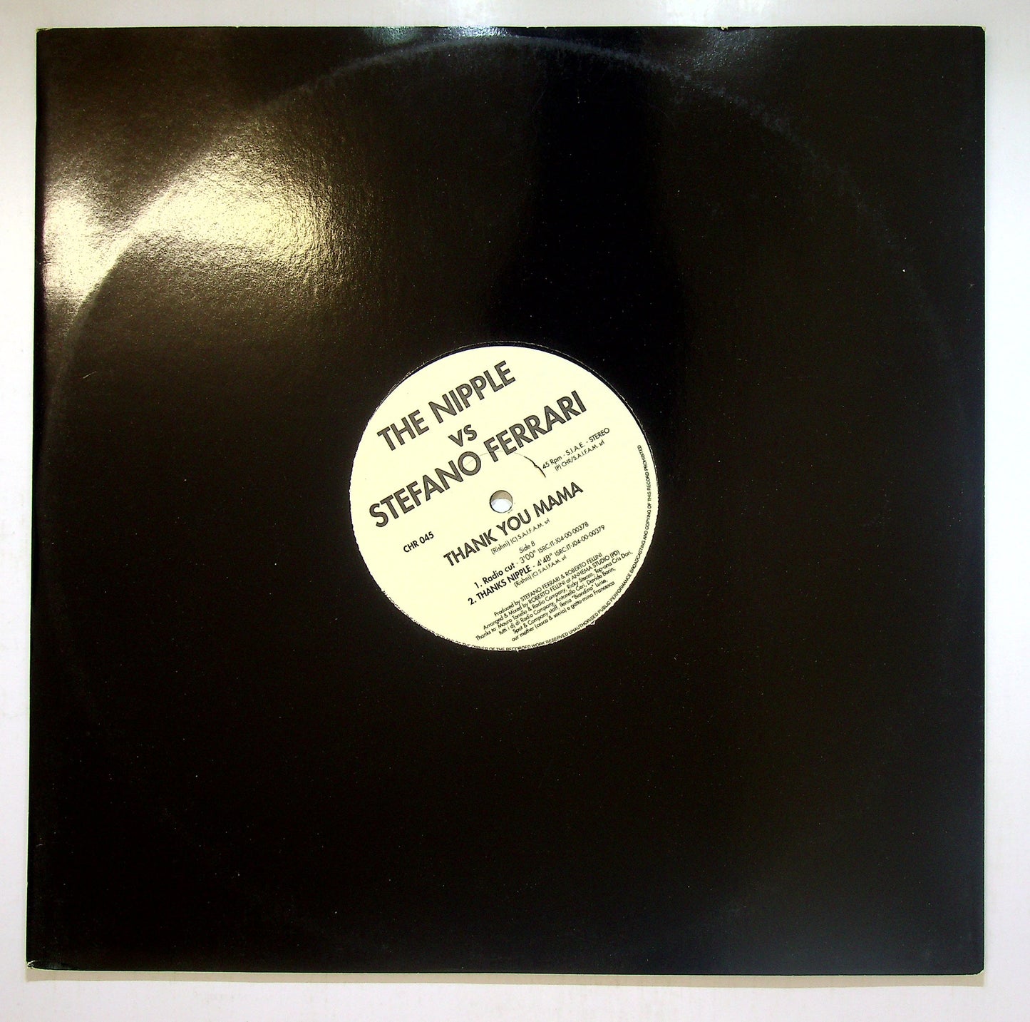EBOND The Nipple vs Stefano Ferrari - Thank You Mama Vinile V110106