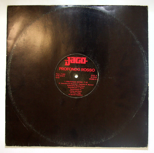 EBOND Jago - Profondo Rosso Vinile V110111