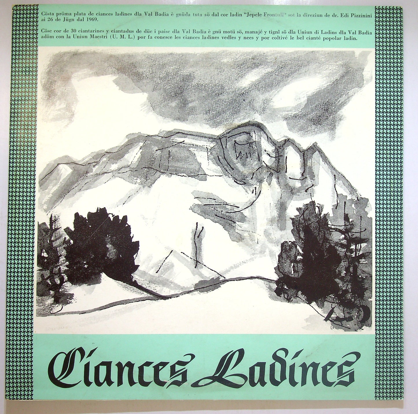 EBOND Dr. Eduard Pizzinini - Ciances Ladines Vinile V110126