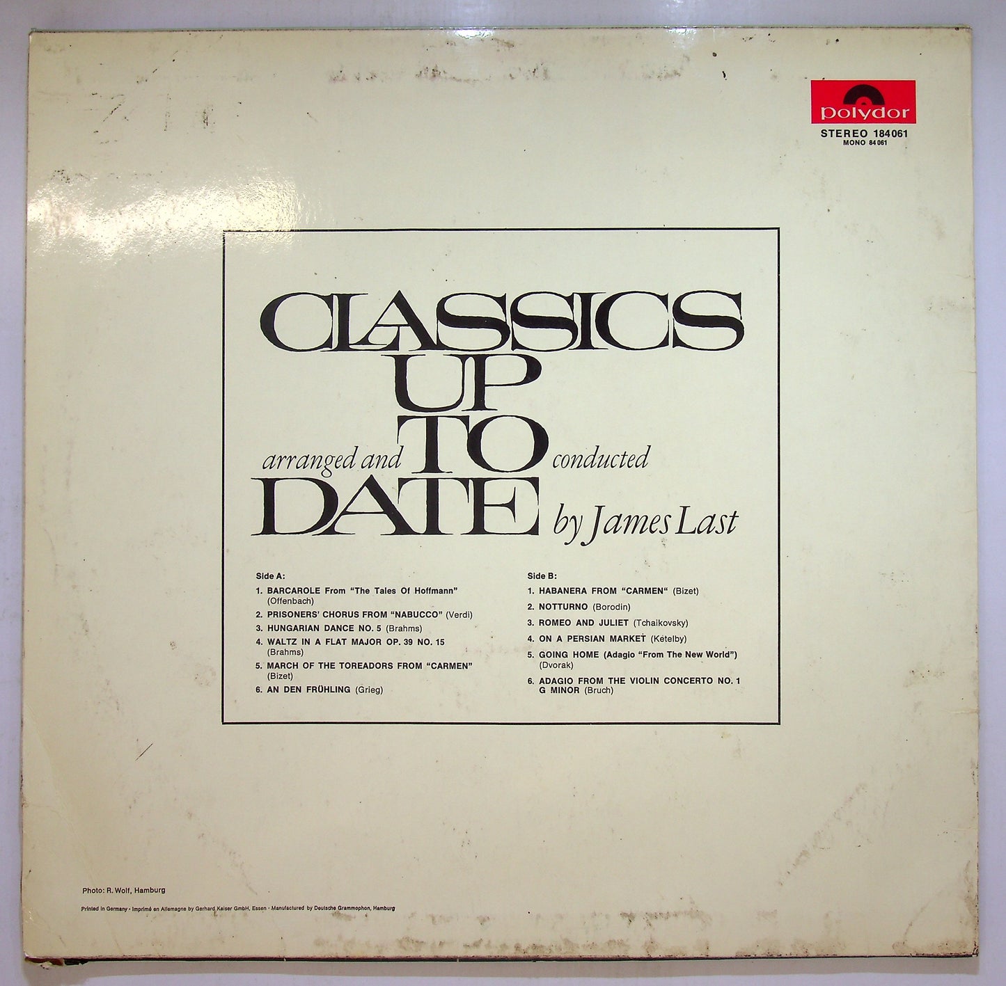 EBOND James Last - Classics Up To Date Vinile V111020