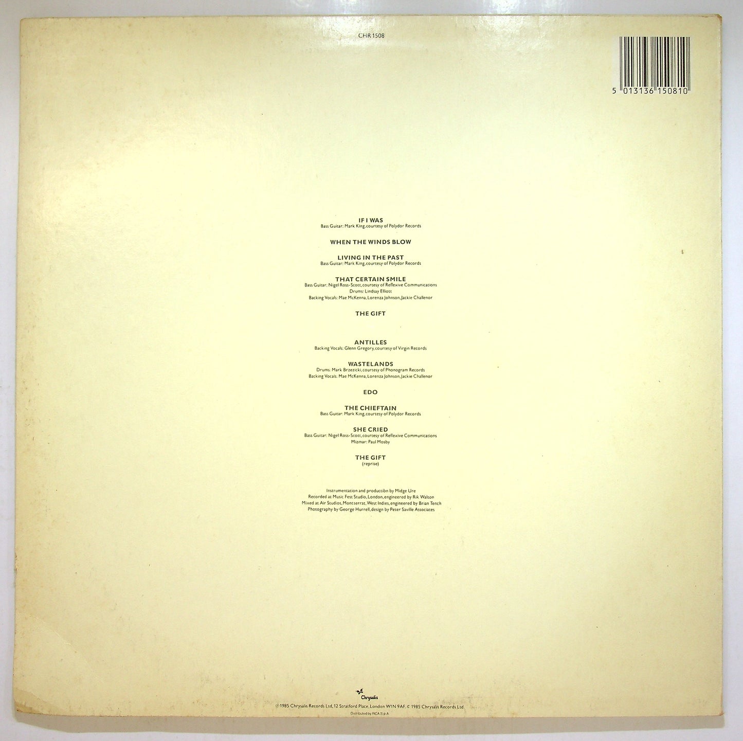 EBOND Midge Ure - The Gift Vinile V112007