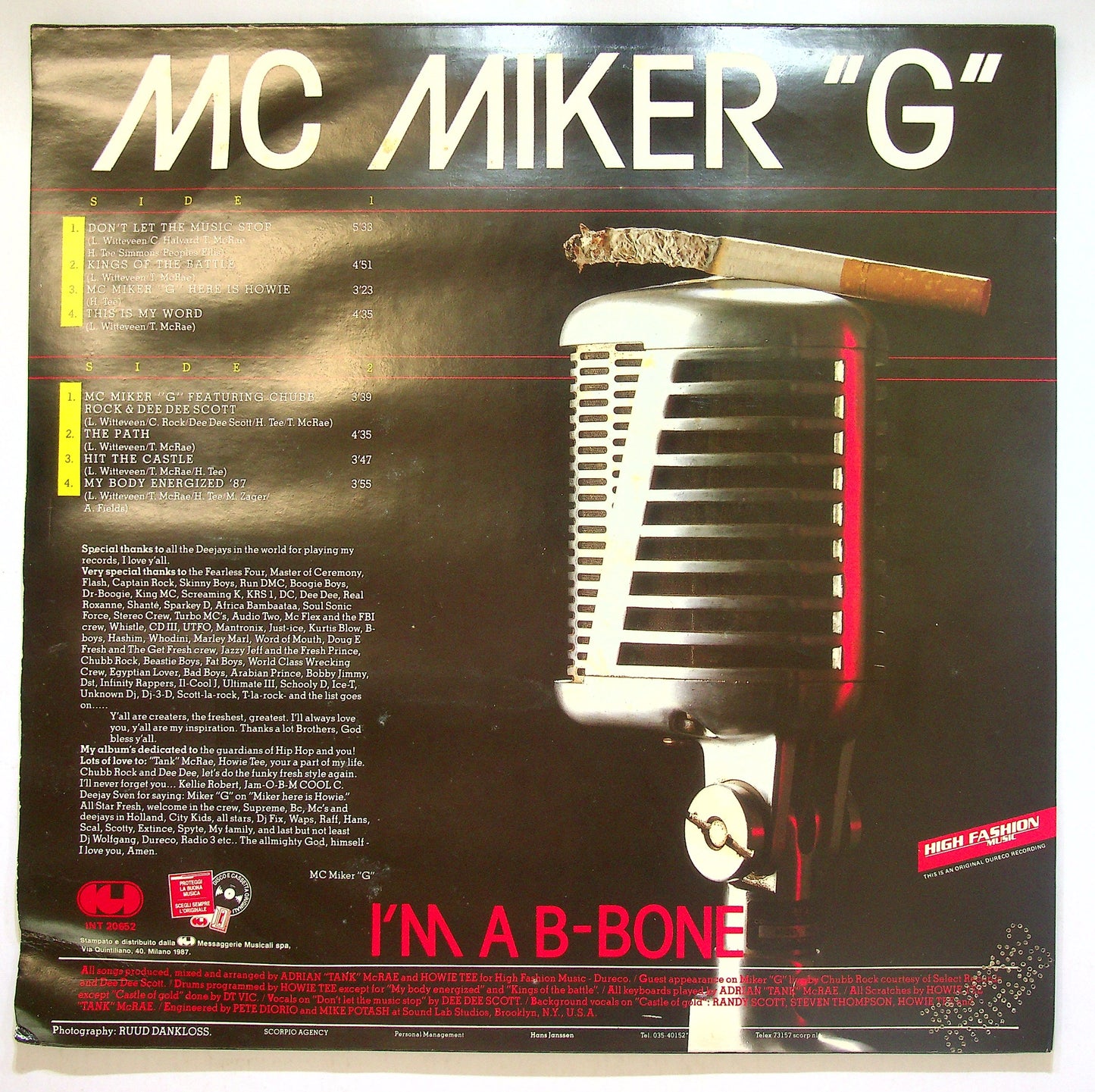 EBOND MC Miker 'G' - I'm A B-Bone Vinile V112008